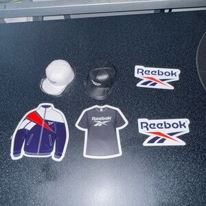Lot Mini Brands Hat Ball Cap Reebok Shirt Jacket Sticker Zuru